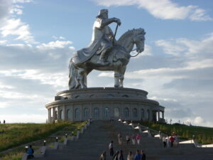 chinggis khan statue, the biggest and tallest equestrian statue in the world, tsonjinboldog