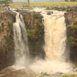 orkhon waterfall in orkhon valley in Mongolia