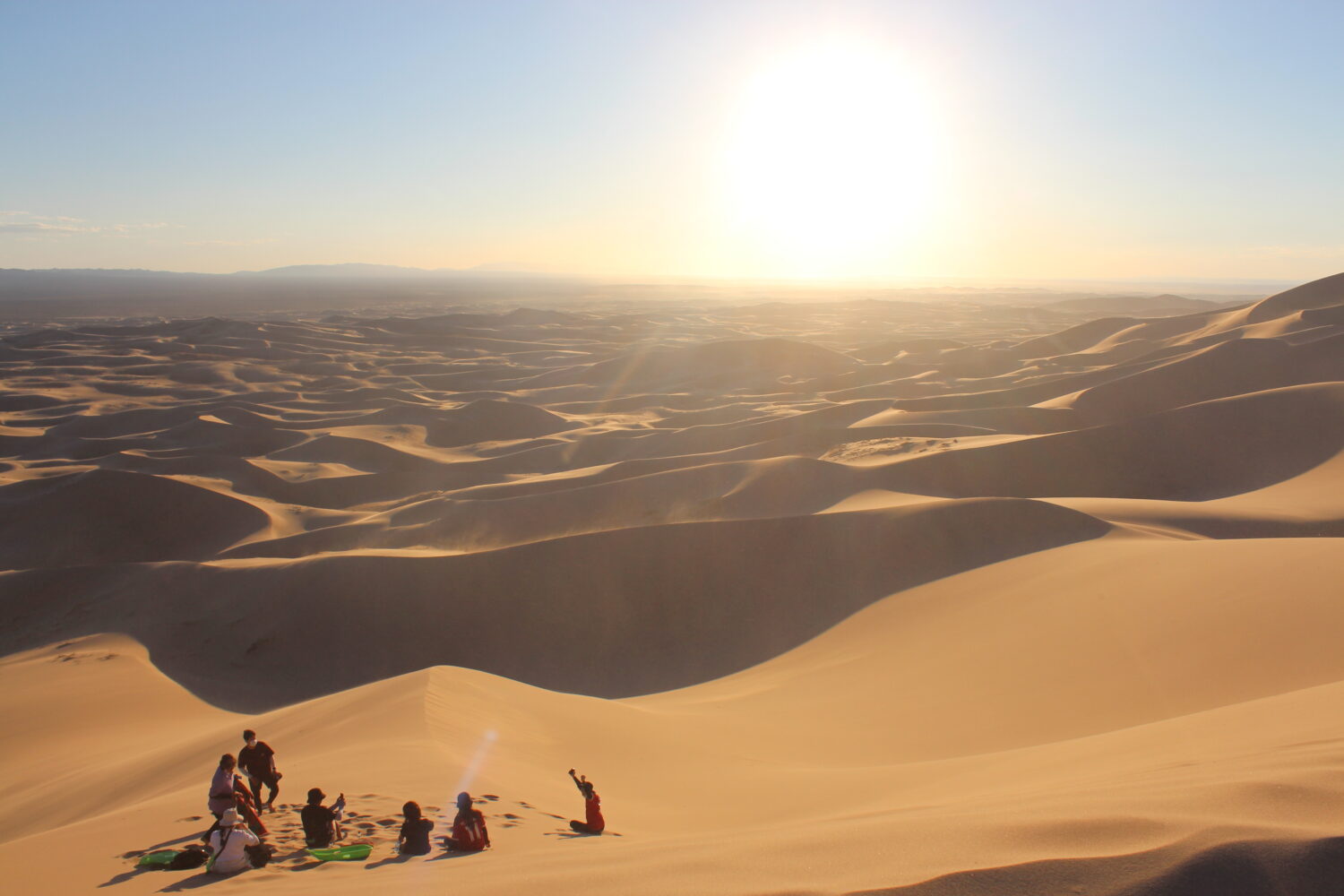 khongor sand dunes gobi desert mongolia