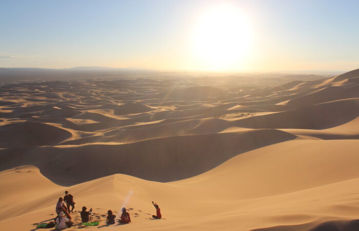 khongor sand dunes gobi desert mongolia