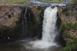 Orkhon waterfall, Orkhon valley, Batuzii soum, Uvurkhangai province Mongolia