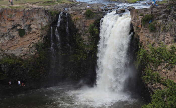 Orkhon waterfall, Orkhon valley, Batuzii soum, Uvurkhangai province Mongolia