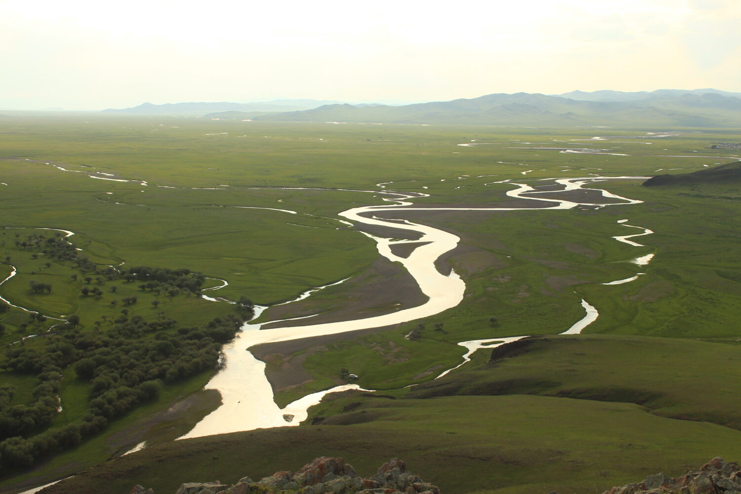 Tamir river in Arkhangai province