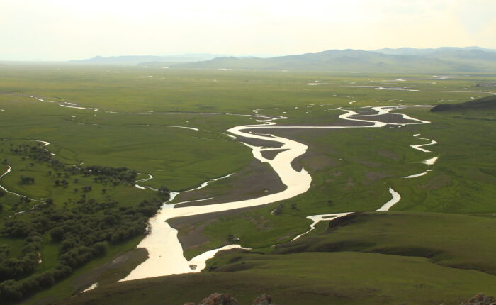 Tamir river in Arkhangai province