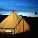 bell tent camping in Mongolia