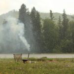 camping in mongolia, cooking outside, picnic in Mongolia