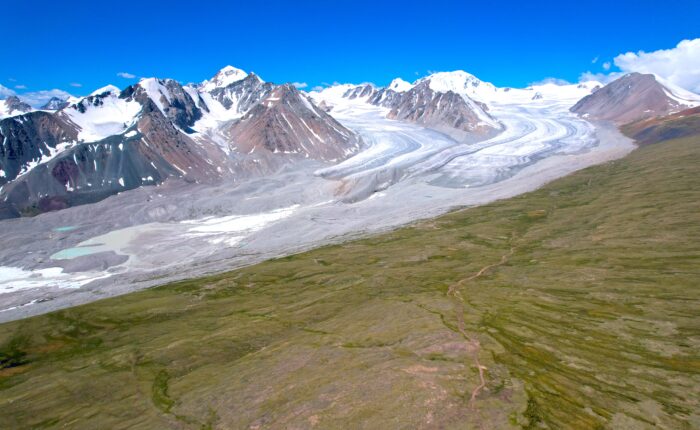 altai mountains, bayan-ulgii province, potanin glacier